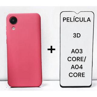 Kit capinha capa case Samsung A03 Core/A04 Core + Pelicula 3D