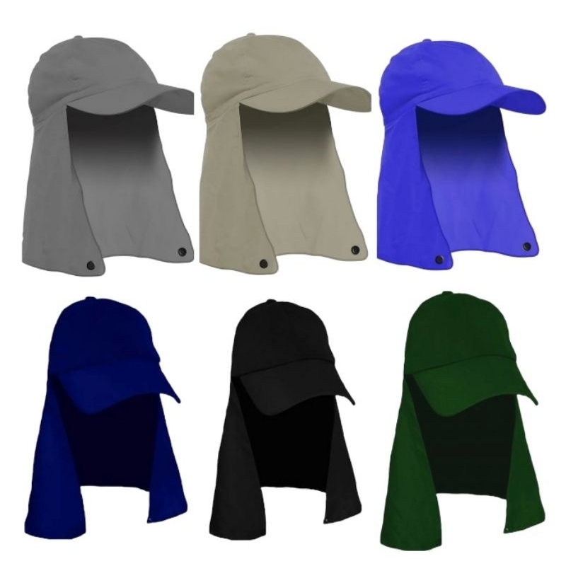 Chapéu Boné Com Proteção de Pescoço Para Tril ...