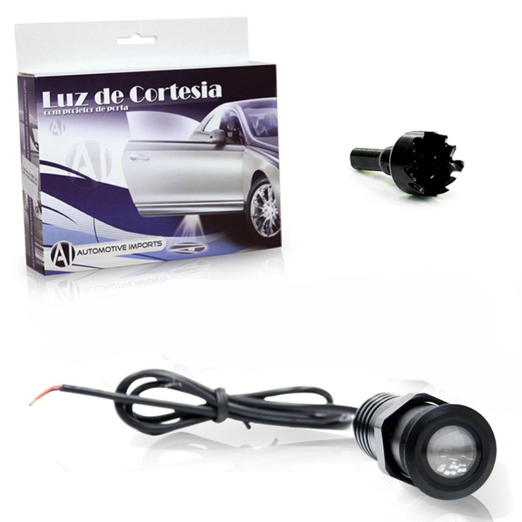 Par Luz De Cortesia e Projetor de Logomarca 12V + Brinde em Oferta na Shopee