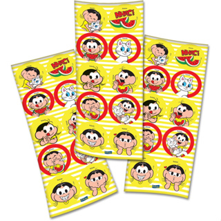 Adesivo Redondo para Lembrancinha Festa - Magali - 30 unidades - Festcolor - Rizzo Distribuidora em Oferta na Shopee