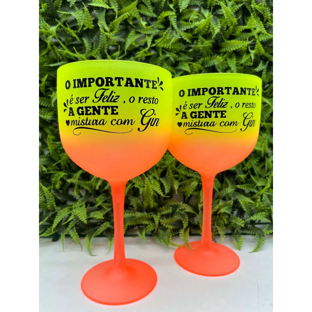 30 unidades Taça de Gin 580ml Degradê - Personalizadas - PREMIUM