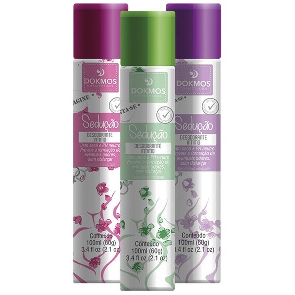 Desodorante Íntimo Jato Seco Dokmos ( KIT3UND ) em Oferta na Shopee