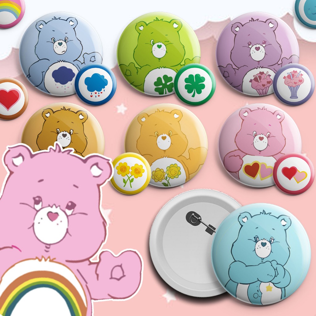 Bottons Ursinhos Carinhosos - broche alfinete boton bottom button pin em Oferta na Shopee