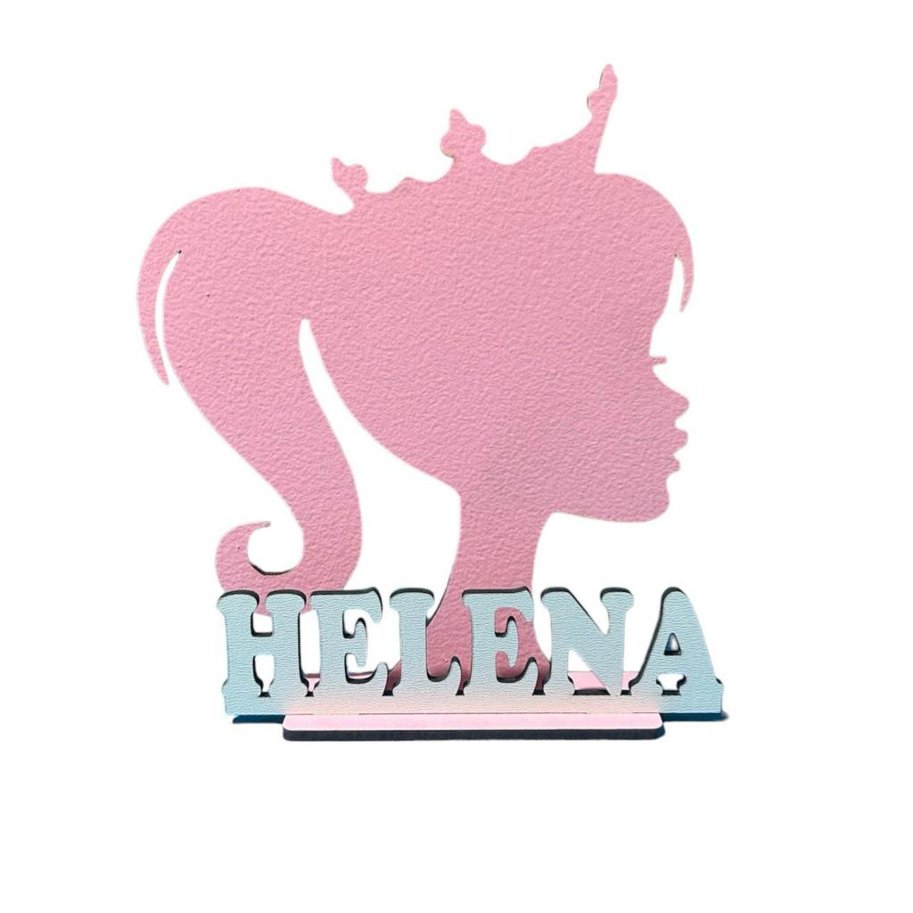 10 Centro de mesa Barbie em mdf personalizado em Oferta na Shopee