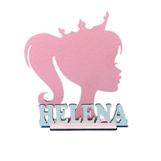 10 Centro de mesa Barbie em mdf personalizado em Oferta na Shopee