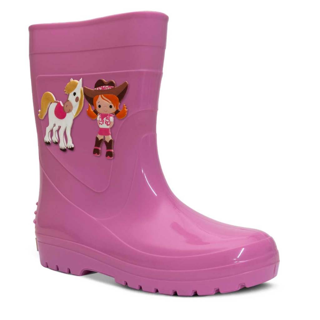 Bota Galocha Infantil Menina Nº 25 ao 32 Botinha Feminina Country Boiadeira 09.48