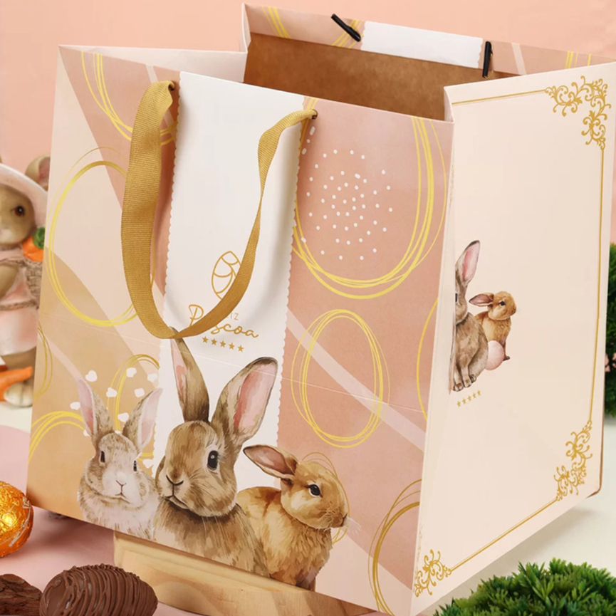 10 SACOLAS PARA OVO DE PÁSCOA PEQUENA – BELÍSSIMA 3743(PASCOA JANGO OUTLET)