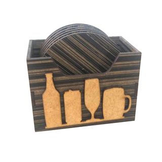 Descanso De Copos Em Mdf 3mm em Oferta na Shopee