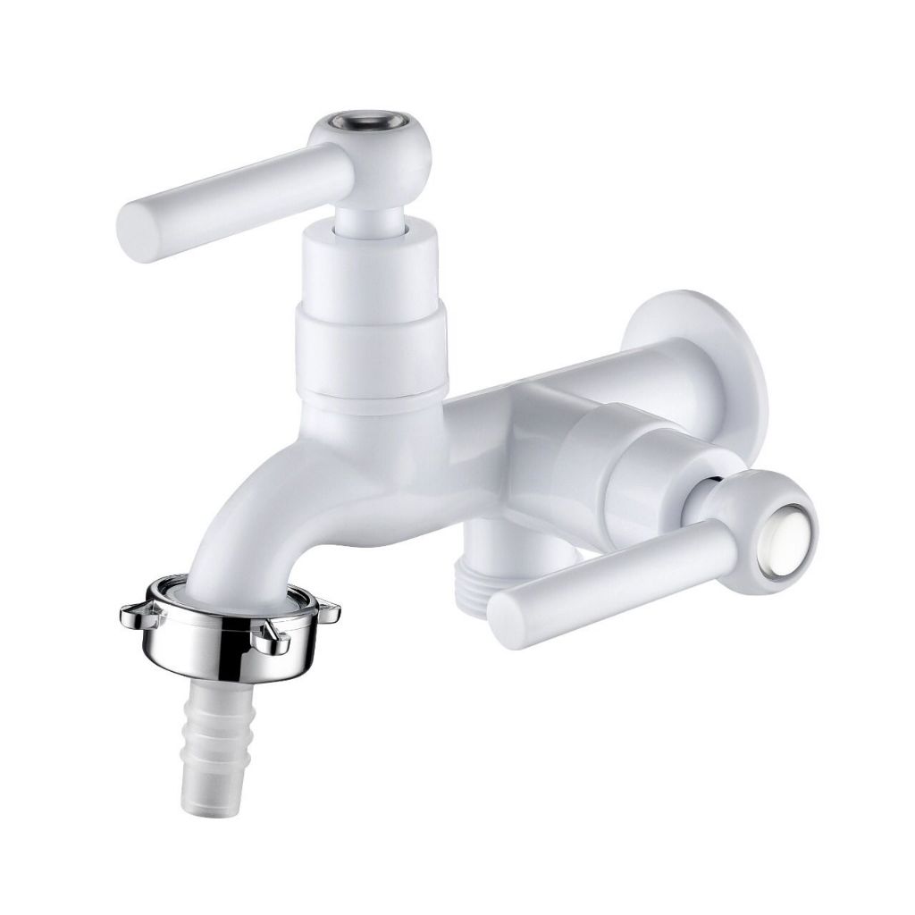 Torneira Tanque c/ Saída p/ Máquina de Lavar c/ Bico p/ Mangueira BA05L DOAN em Oferta na Shopee