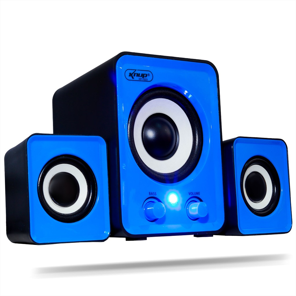 Caixa De Som Potente  Gamer Subwoofer  Pc Computador P2 Usb Notebook Tv Smart