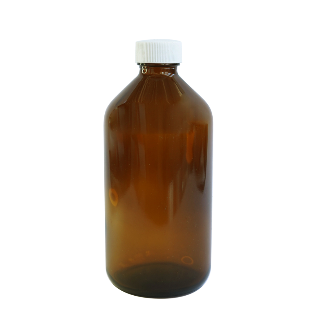 Frasco De Vidro 200ml C/ Tampa E Batoque (10 Unidades)