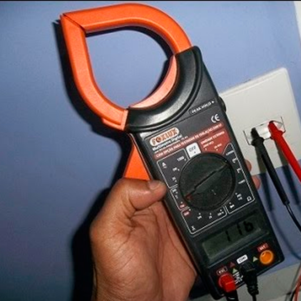 Alicate Amperímetro Digital Tensão CA/CC Dt-266 + Bateria 9v Uso Profissional Eletricista · foto 2