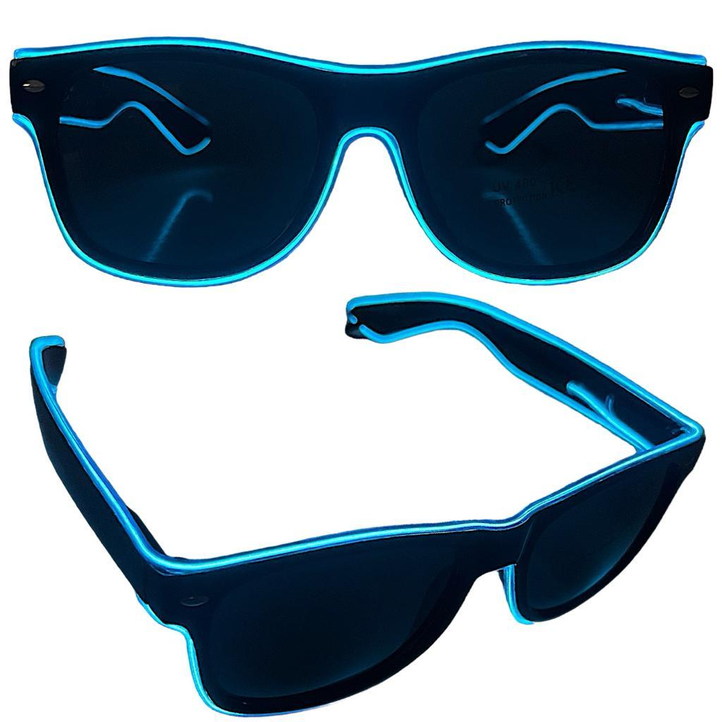 Oculos Led Neon Festa Balada Cosplay Rave Casamento em Oferta na Shopee