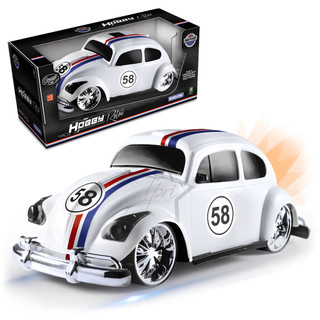 Carrinho Grande Infantil Herbie Brinquedo Carro Fusca Retrô Menino Hobby Miniatura Fuska Fusquinha