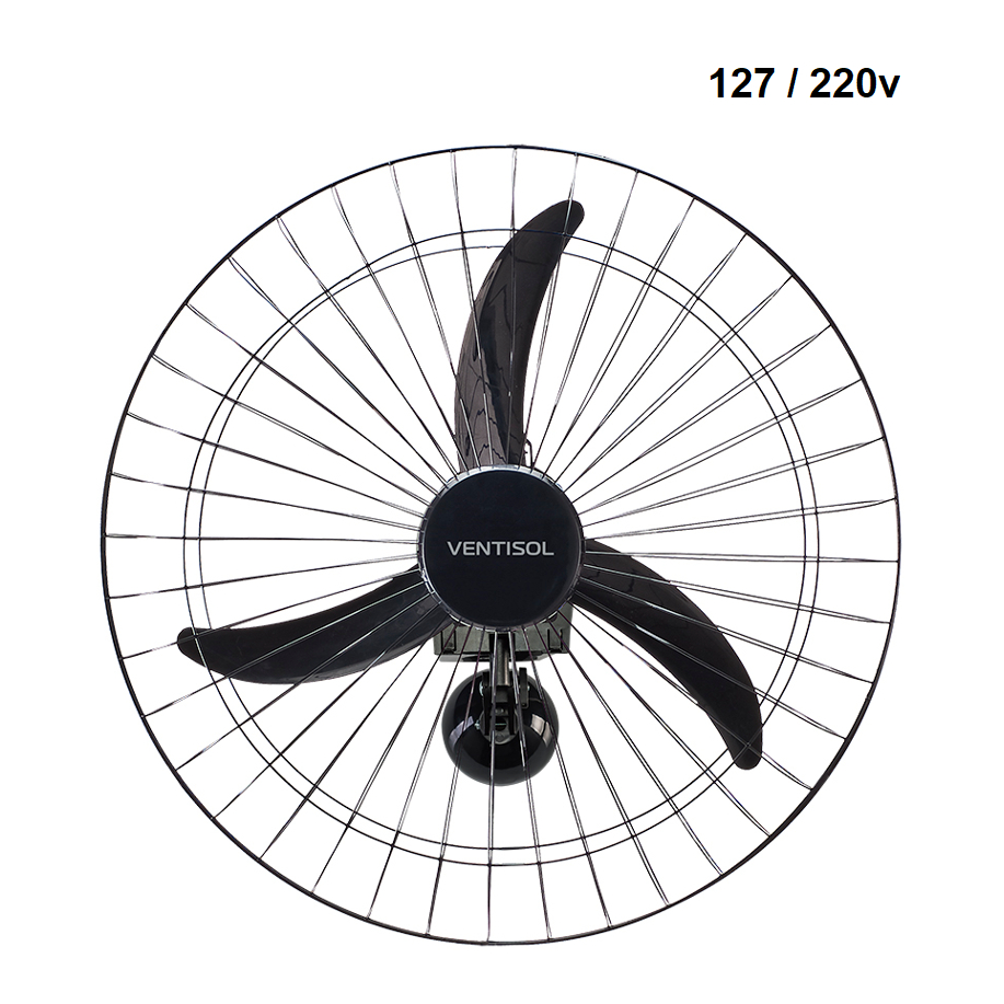 Ventilador de Parede  Oscilante Ventisol 60cm Bivolt