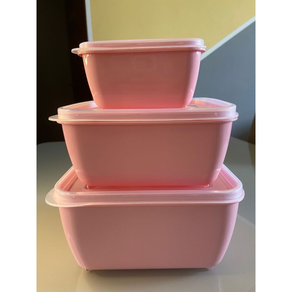 Potes Latas Rosa Bebe Original Uz Utilidades Linha Premium