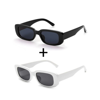 2 pcs óculos de sol retrô unissex Vintage em Oferta na Shopee