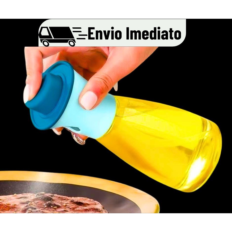 Spray Pulverizador Vidro Inox Borrifador Azeite De Cozinha Galheteiro Oferta