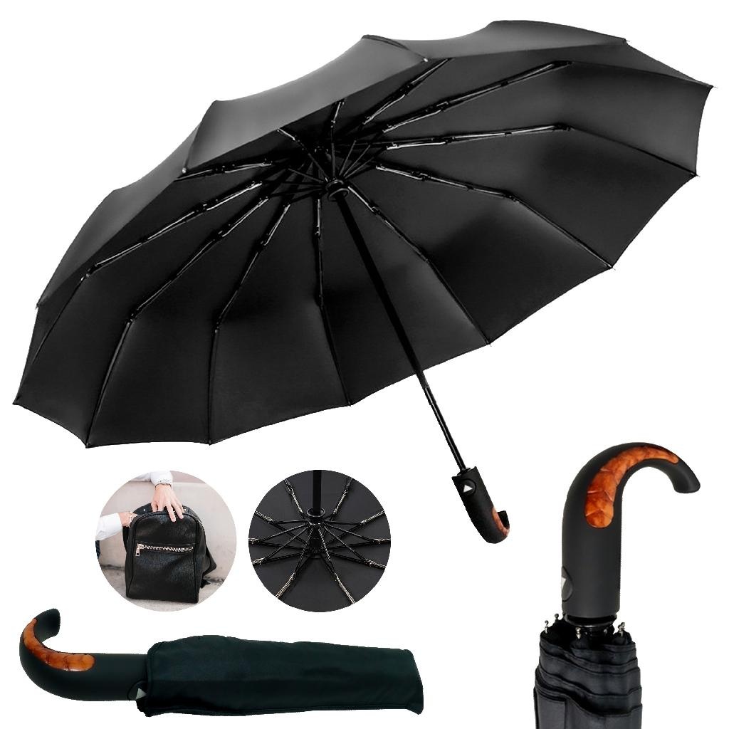 GUARDA CHUVA AUTOMÁTICO ABRE/FECHA UNISSEX RESISTENTE REFORÇADO COMPACTO l 1819 - FP Eletro em Oferta na Shopee