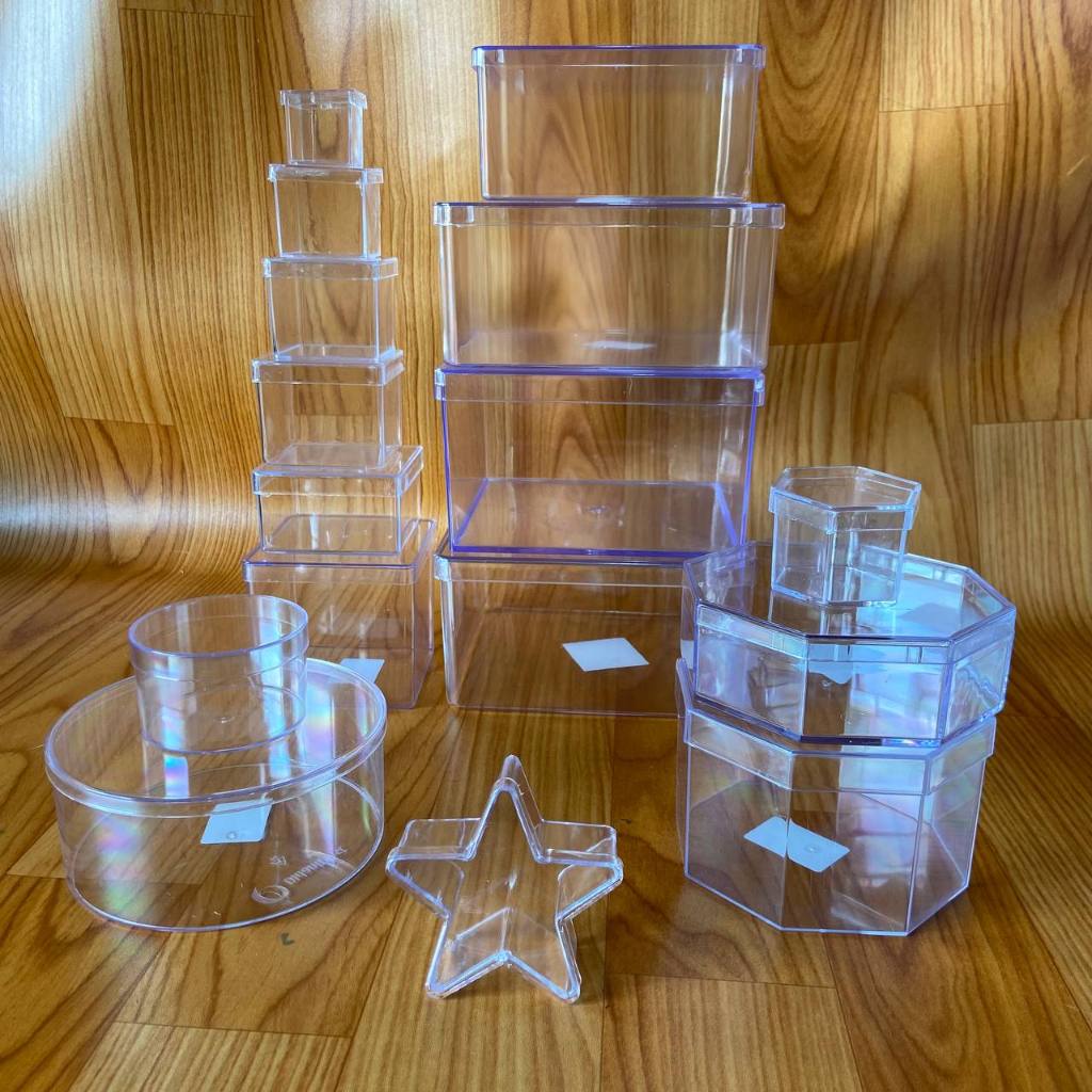 Caixa Acrilica Transparente em Oferta na Shopee