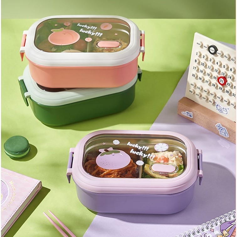 Bento Manter Fresco Marmita Térmica Recipiente Lancheira ótima vedação para escola trabalho pic nic