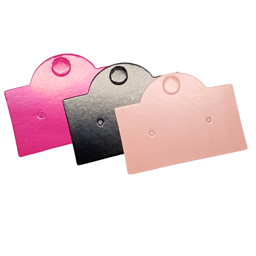 100 Unid Tag Cartelas para Brinco 1 par Cores