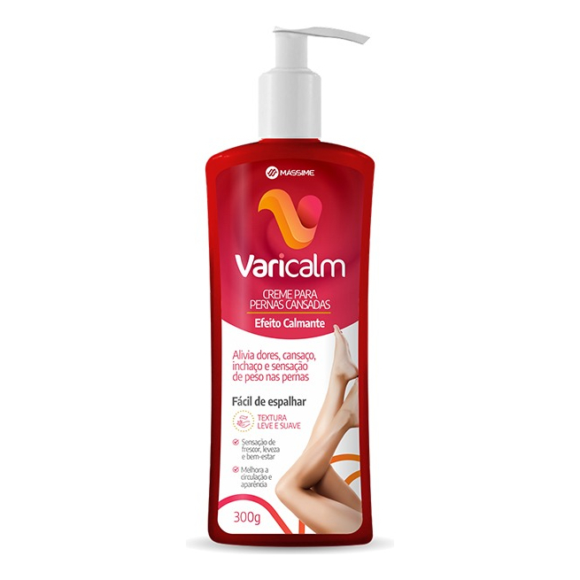Varicalm 300g - Creme Calmante Para Dores E Cansaço - Massime em Oferta na Shopee
