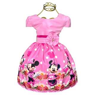 Vestido Infantil Temático Aniversários e Festas. em Oferta na Shopee