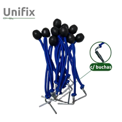 10 Elasticos Estica Lona de Piscina (Cordinha Elástica para Lona de Piscina, segurança e limpeza)