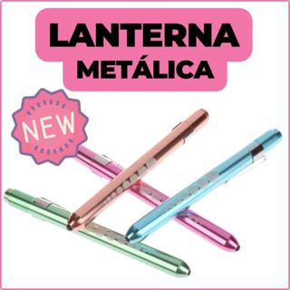 Lanterna Clínica Metálica/ Médica /ENFERMAGEM / ODONTO / VETERINÁRIA / MEDICINA - PILHAS INCLUSAS