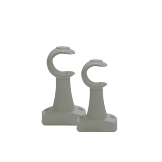 SUPORTE PARA VARÃO DE CORTINA SIMPLES 19MM POLYWOOD em Oferta na Shopee