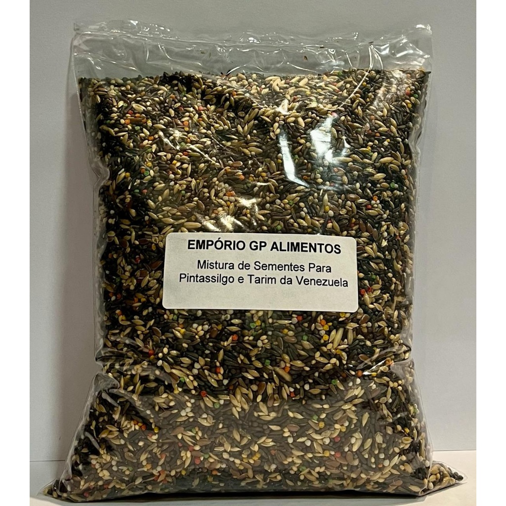 Mistura De Sementes Para Pintassilgo e Tarim Da Venezuela 1kg