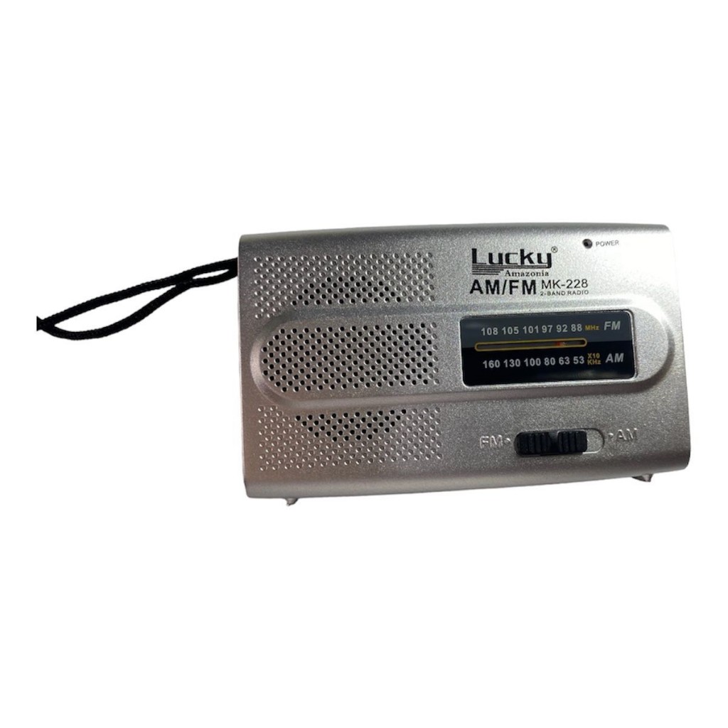 Mini rádio AM/FM de bolso portátil de pilha no estilo antigo MK-228 TG
