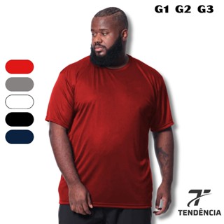Camiseta Dry Fit Plus Size Masculino Academia Treino Corrida G1 G2 G3