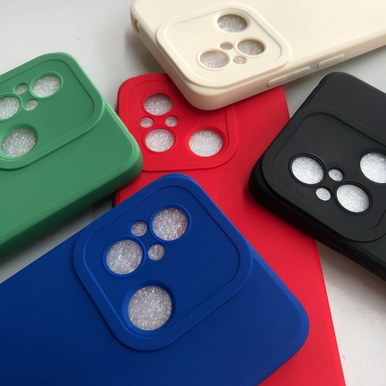 Capa traseira Redmi 12C silicone líquido capa de telefone à prova de choque para Redmi 12C - RM12C