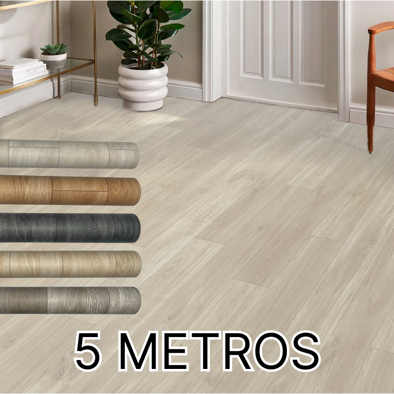 Adesivo Para Piso, Imita Laminado De Madeira, Piso Vinilico Autocolante 5mx61cm, Proprio Para Chão