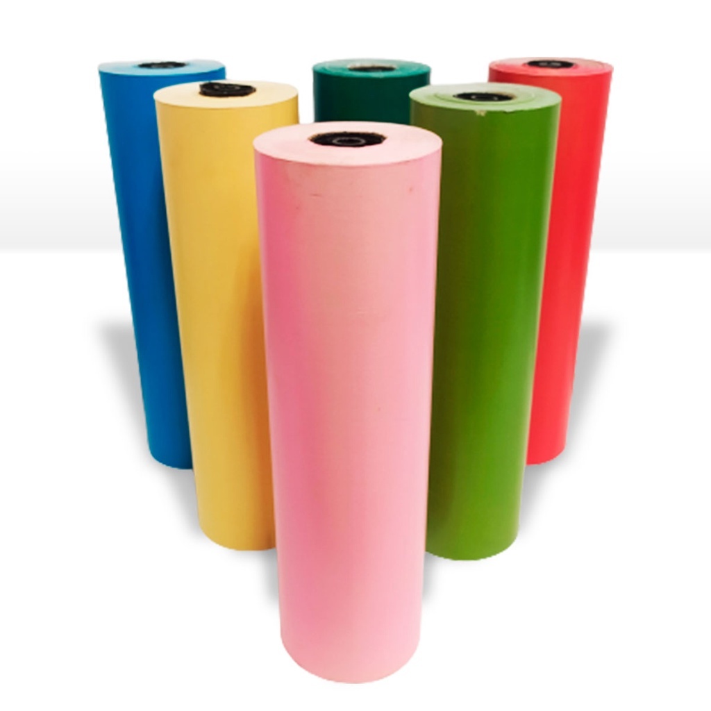 Papel de Presente Lisas Coloridas Bobina Couchê 40cmx100m Lisas Neutras em Oferta na Shopee