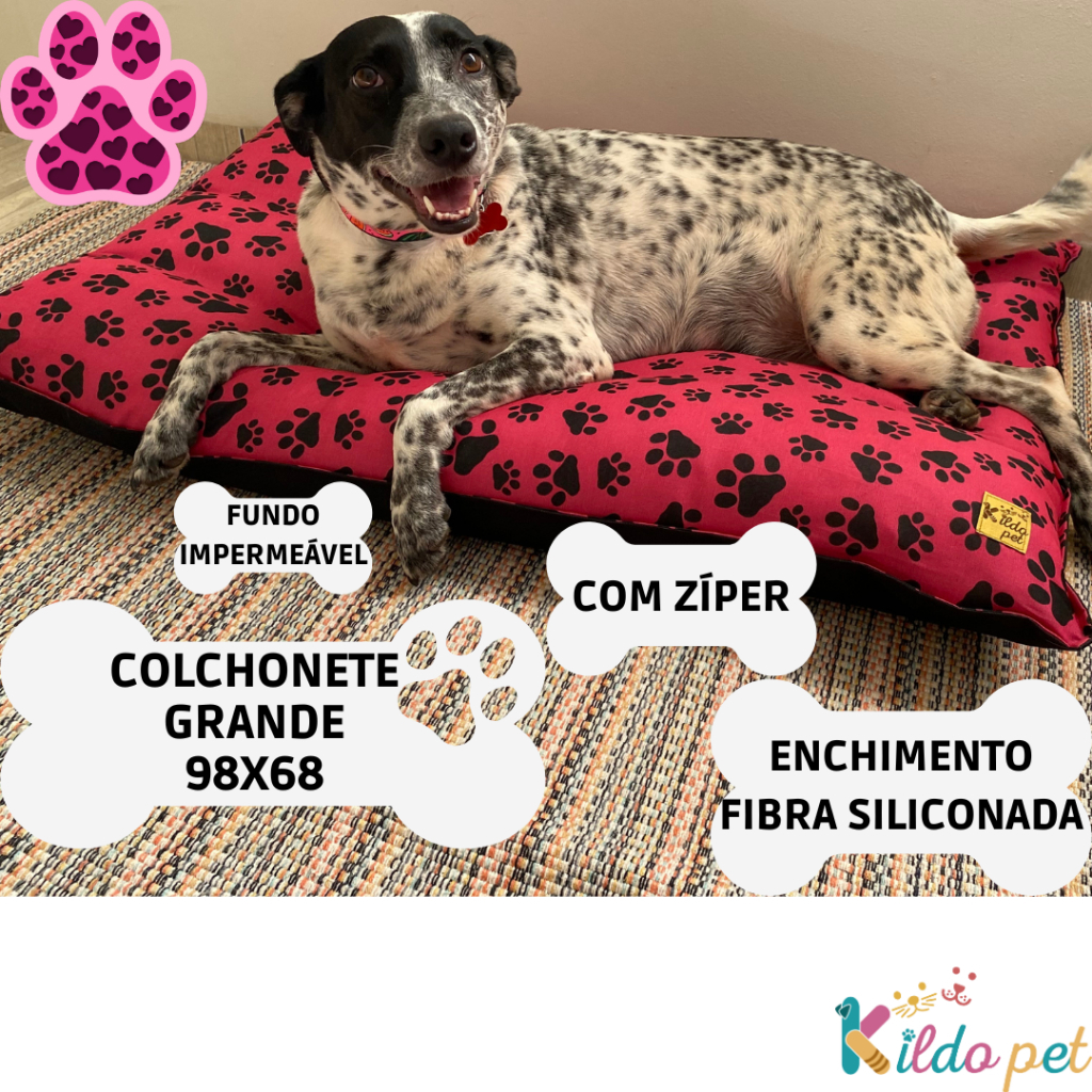 Colchonete Almofada Grande 98cmx68cm Cama para cachorro grande em Oferta na Shopee