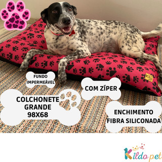 Colchonete Almofada Grande 98cmx68cm Cama para cachorro grande