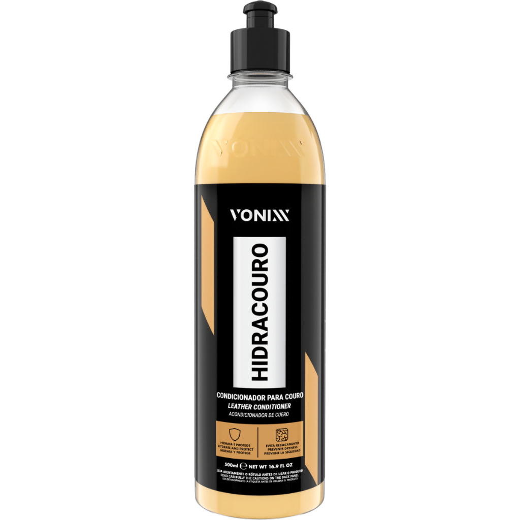 Hidratante para Couro Automotivo Hidracouro Vonixx 500ml em Oferta na Shopee