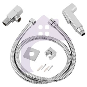 Kit de Ducha Higiênica Para Banheiro Completa Luxo Metal Inox núcleo da válvula de cobre 1,2m Chuveirinho Privada