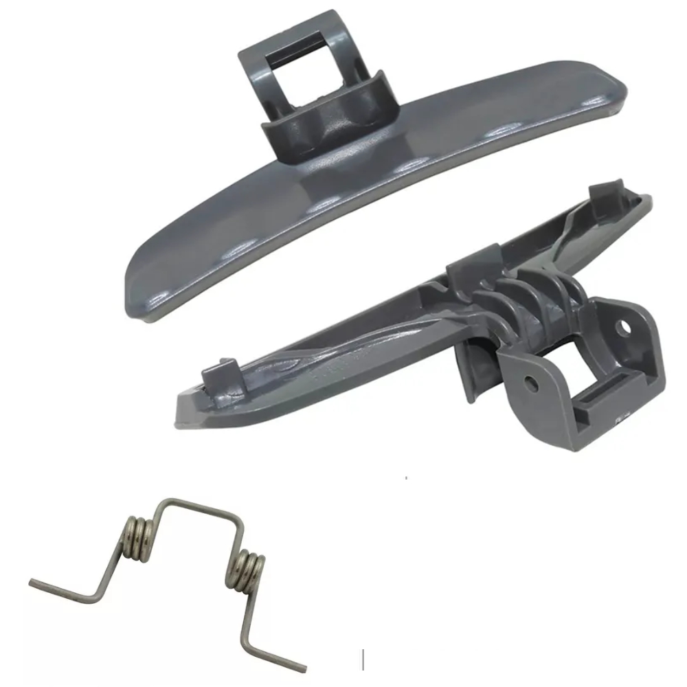 Puxador + Mola Lavadora E Lava E Seca Samsung Original Cinza DC64-01524C