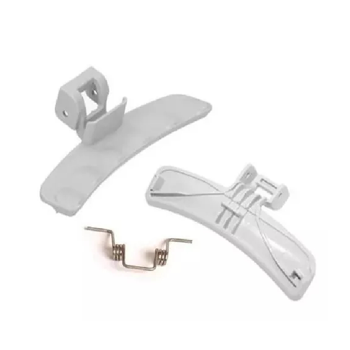 Puxador + Mola Lavadora E Lava E Seca Samsung Original cinza claro DC64-01524A