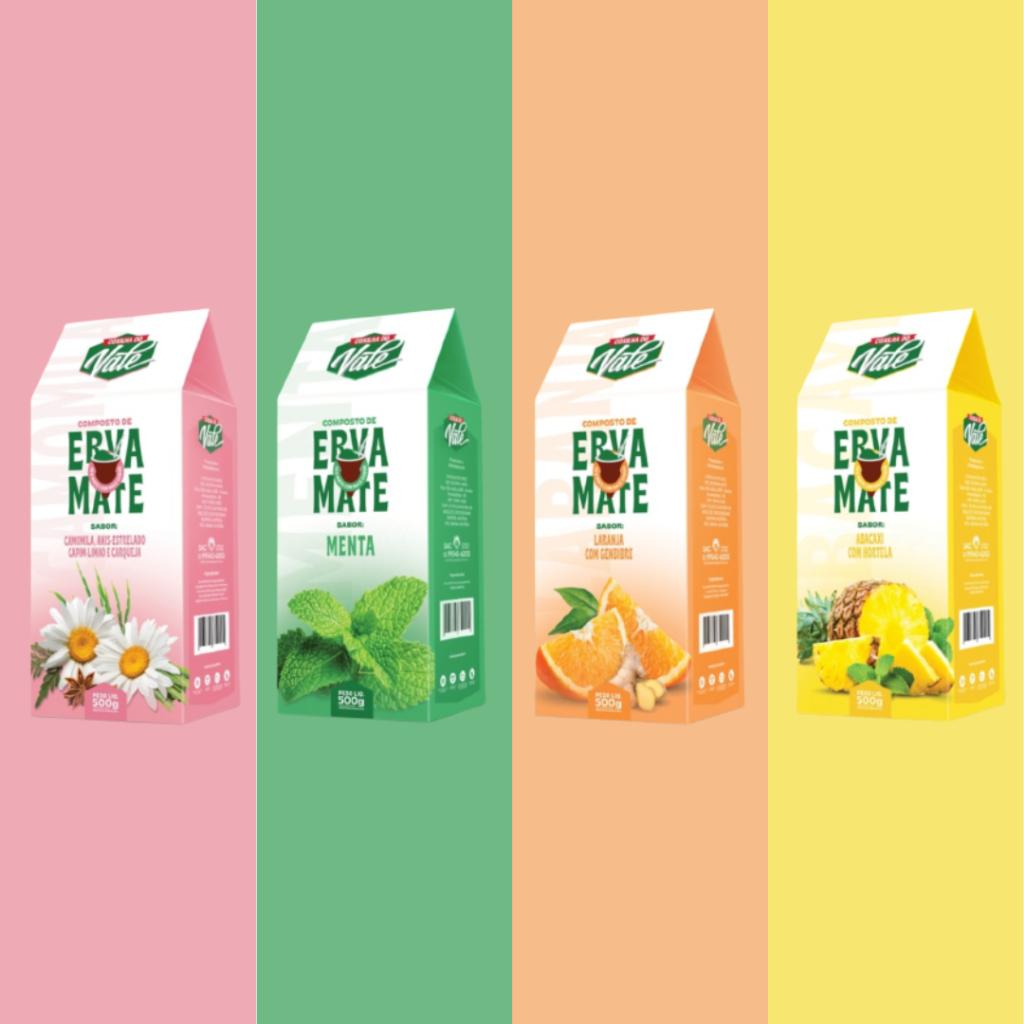 Erva-mate Composta Menta / Camomila / Laranja / Abacaxi