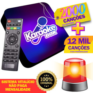 Aparelho Karaoke Box Diversão Na Festa Original Marca KaraokeBox