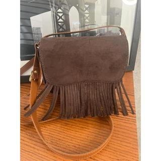 bolsa feminina com alça transversais de franja liz em Oferta na Shopee