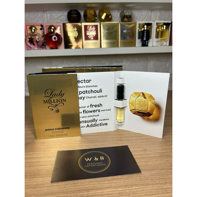 flaconete paco rabanne lady Million 1.5ml