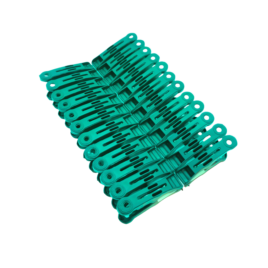 Kit Prendedores VERDE Plástico Grampos de Roupas Varal Pregadores Resistente em Oferta na Shopee