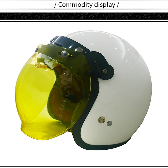 Viseira Para Capacete Aberto Custom Etceter Moto Pro Tork Bubble Bolha em Oferta na Shopee