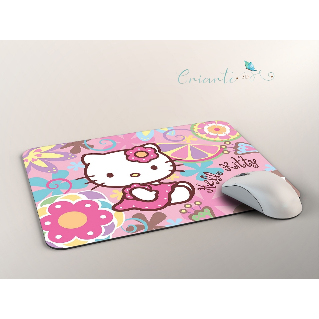 Mouse Pad Hello Kitty Donuts